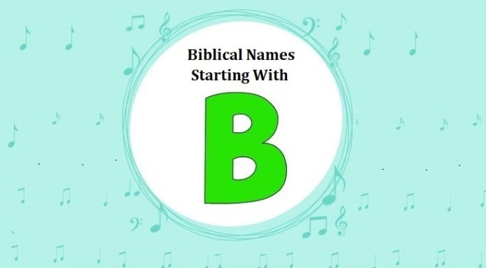 145+ Biblical (Bible) Baby Names That Start With B Biblical Names That Start With B