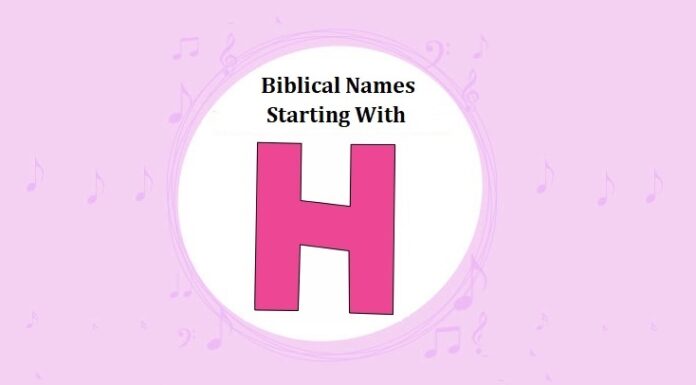 200+ Biblical (Bible) Baby Names That Start With H Biblical Names That Start With H