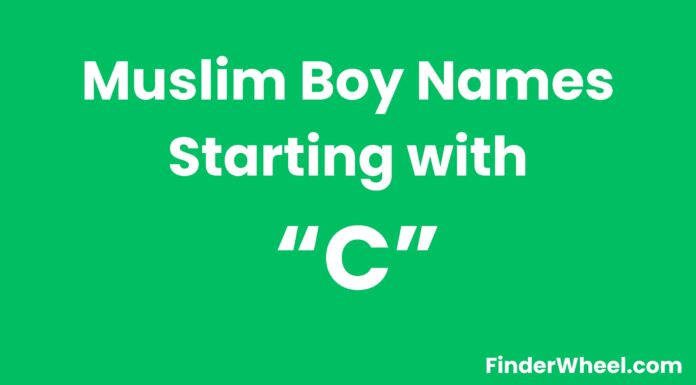 100 Muslim Boy Names Starting With “C” Muslim Boy Names Starting With C
