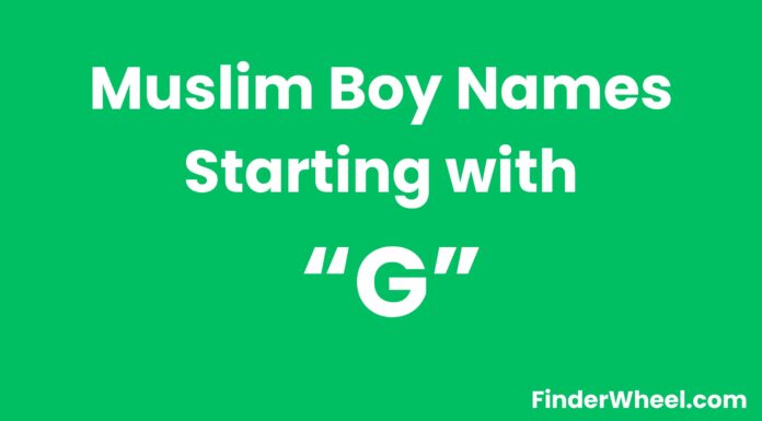 100 Muslim Boy Names Starting With “G” Muslim Boy Names Starting With G