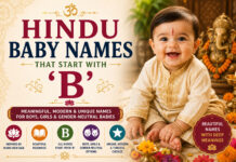 Top 200 Hindu Baby Names That Start With ‘B’ Hindu Baby Names That Start With B
