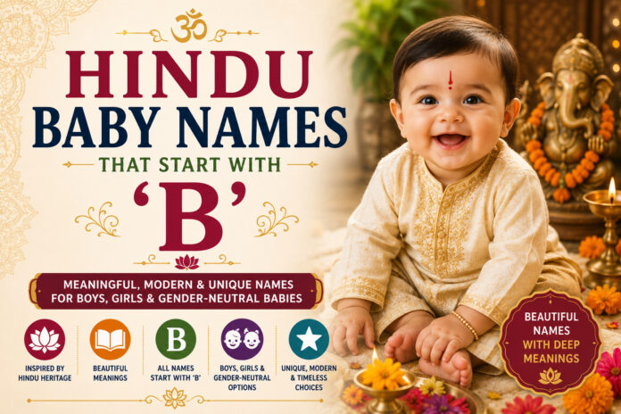 Hindu Baby Names That Start With B Hindu Baby Names That Start With B