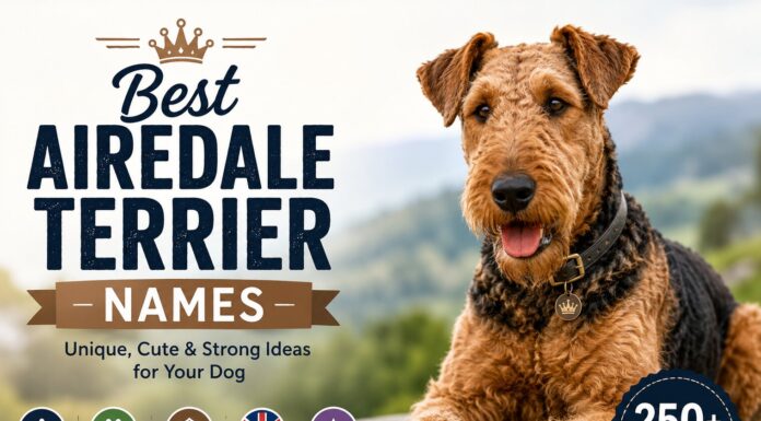 250+ Best Airedale Terrier Dog Names Best Airedale Terrier Names